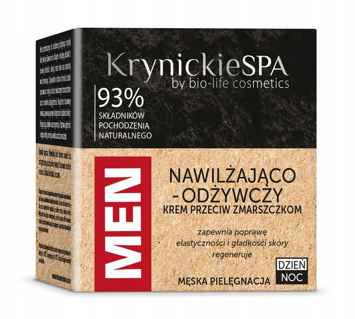 

Krynickie Spa Men Krem do twarzy dzień i noc 50 ml