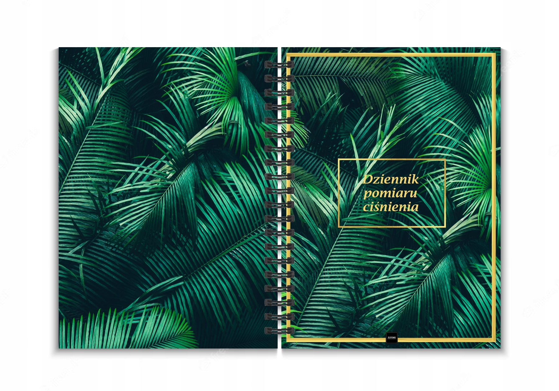 Dziennik pomiaru ciśnienia planer zdrowia Tropical