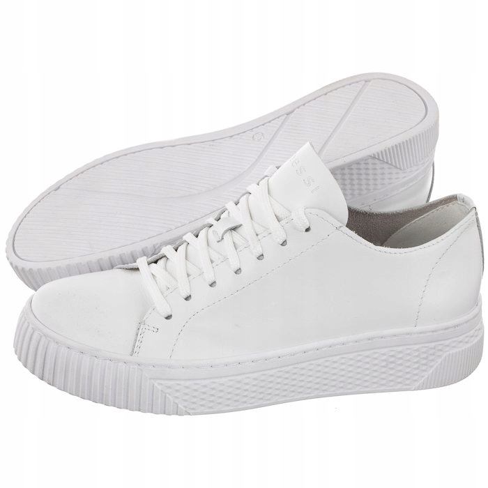 Dámské tenisky Polobotky Kožené Nessi Bílé 22162 Bílá