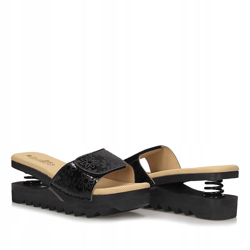 Drewniaki klapki na sprężynie Baldo 24/81-sfu-venice nera st.10 Rozmiar 39