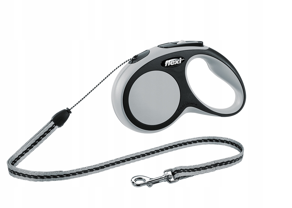 

Smycz Flexi Comfort szara 3 m, rozmiar Xs - linka