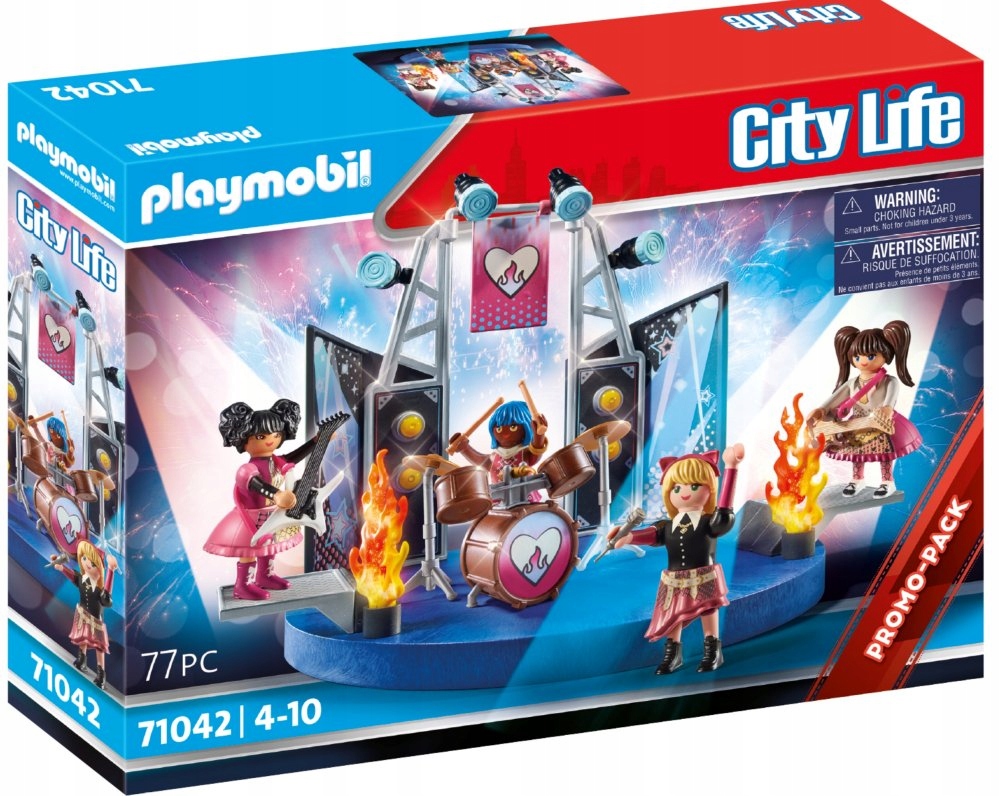 

Playmobil Zestaw City Life Zespół Muzyczny Akc