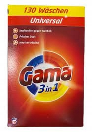 Levně Prášek Gama bílý a barva 130-260praní De