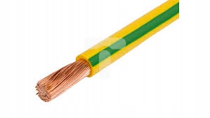 Przewód linka LgY 1x10 10mm2 żo 1mb żółto-zielony