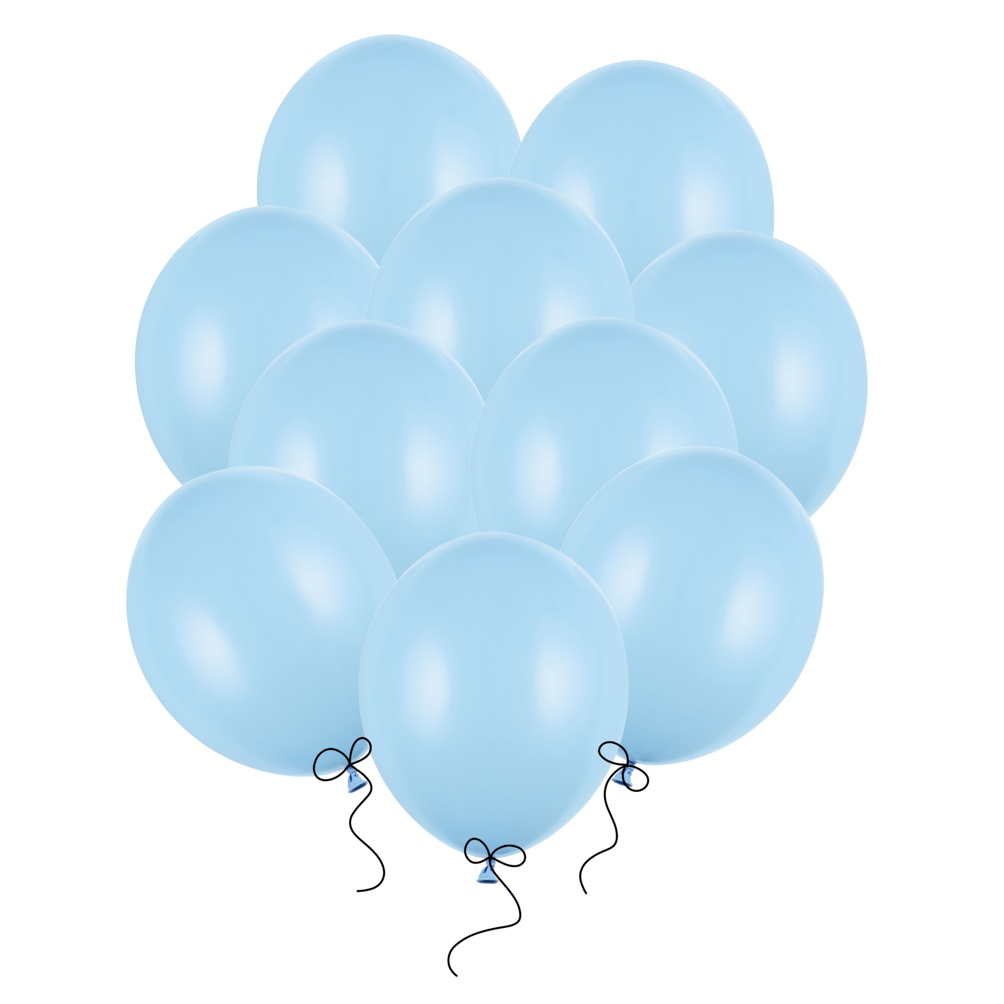 

Balony Błękitne pastelowe duże 30 cm 10 szt