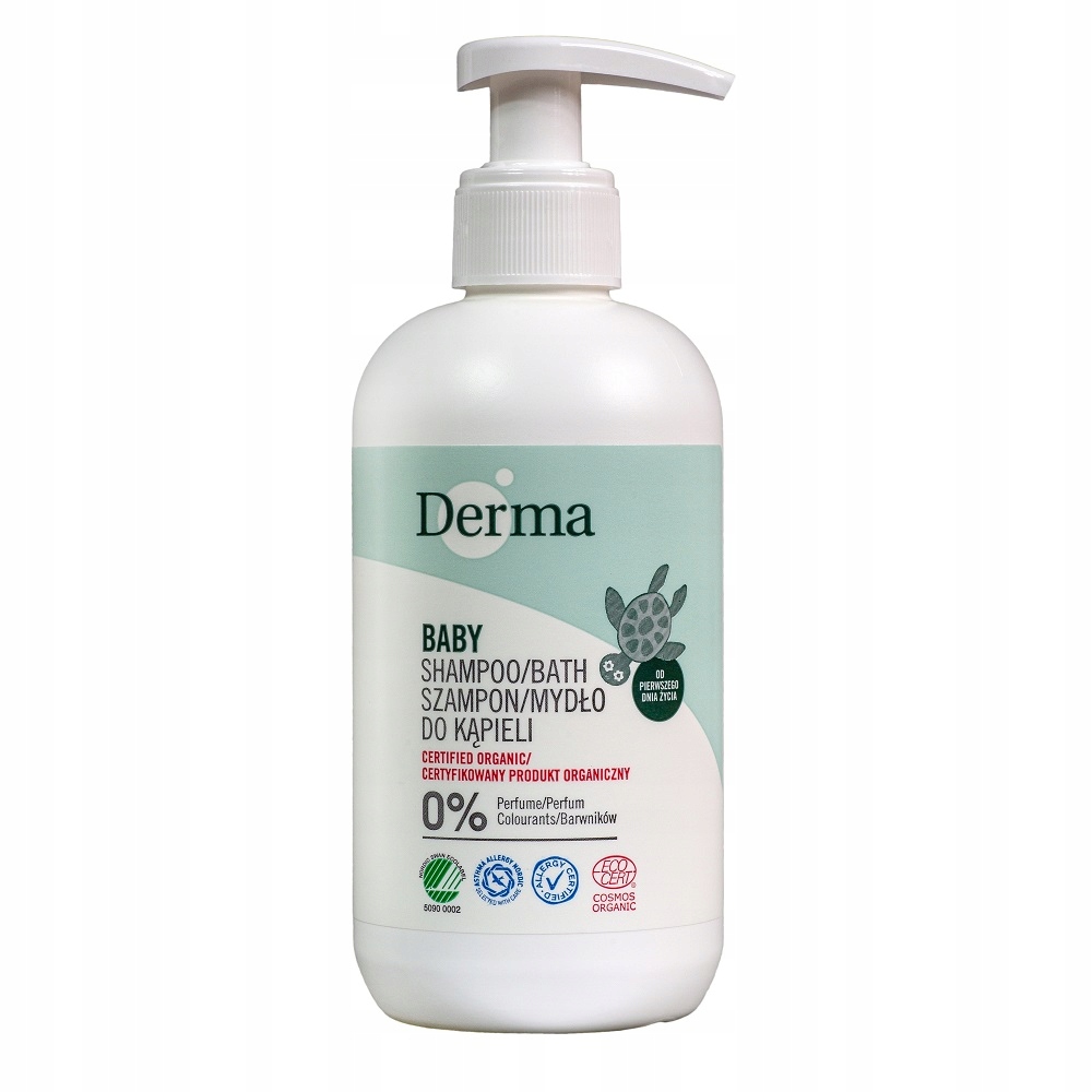 Derma Eco Baby Shampoo/Bath szampon i mydło do kąpieli 250ml P1