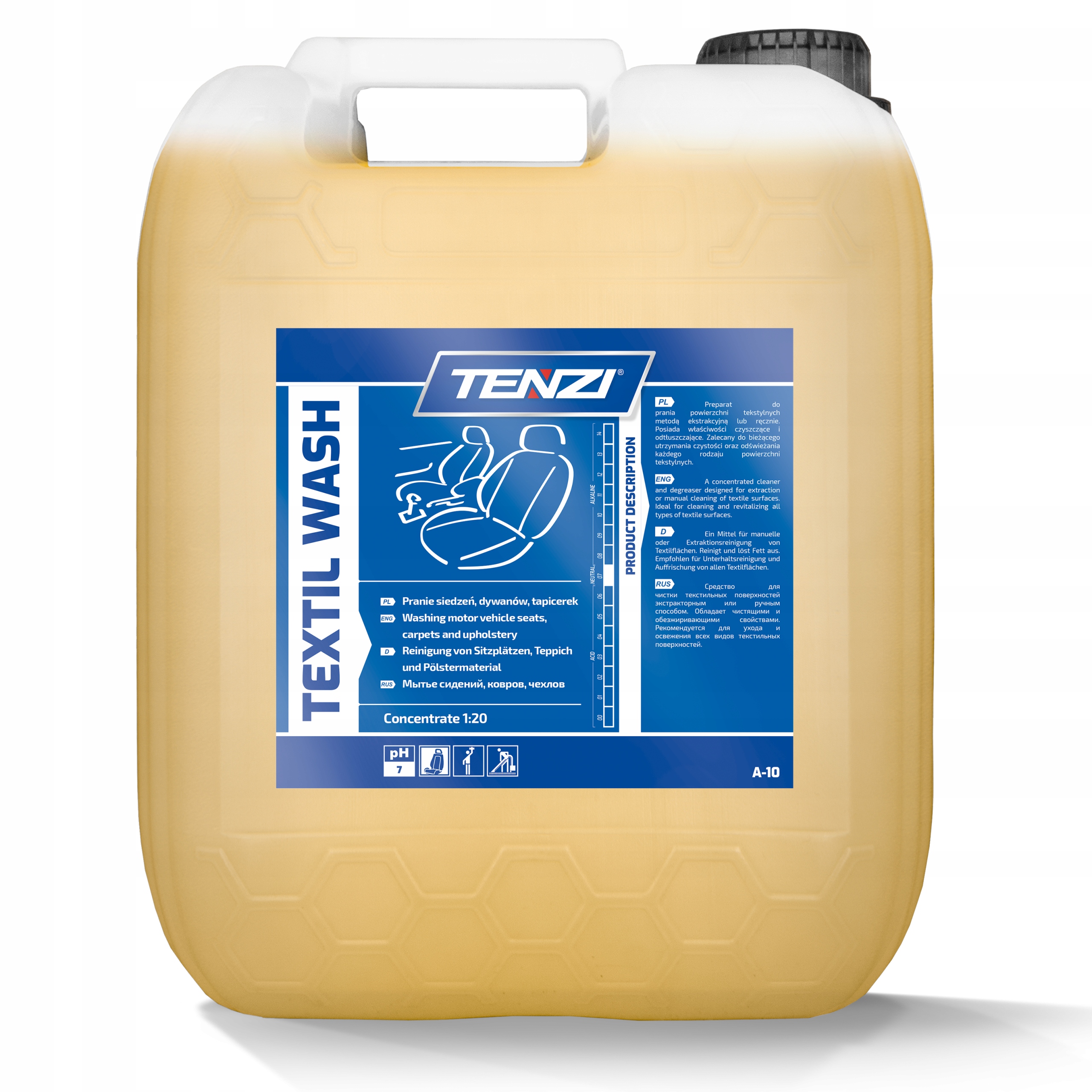 

Tenzi Textil Wash do tapicerki samochodowej 5L