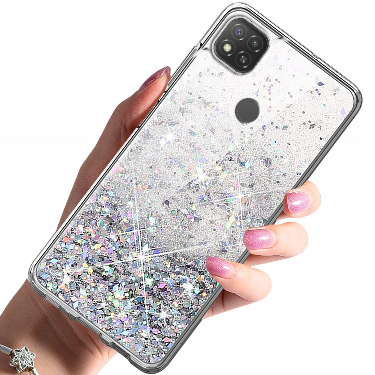 

Etui Brokat Case Szkło 9H do Xiaomi Redmi 9C