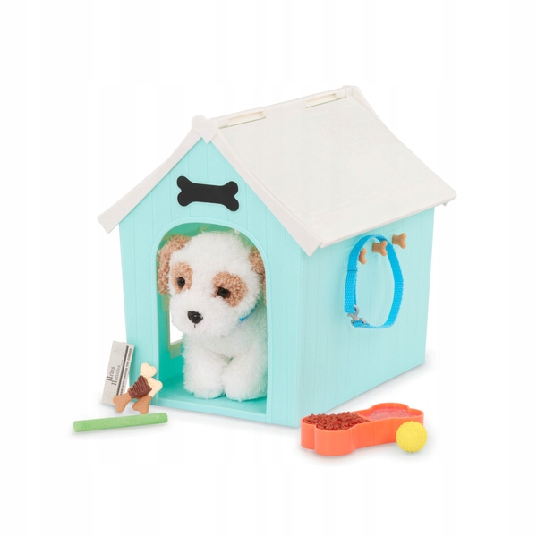 Piesek z budą i akcesoriami do zabawy lalkami Puppy Place Our Generation