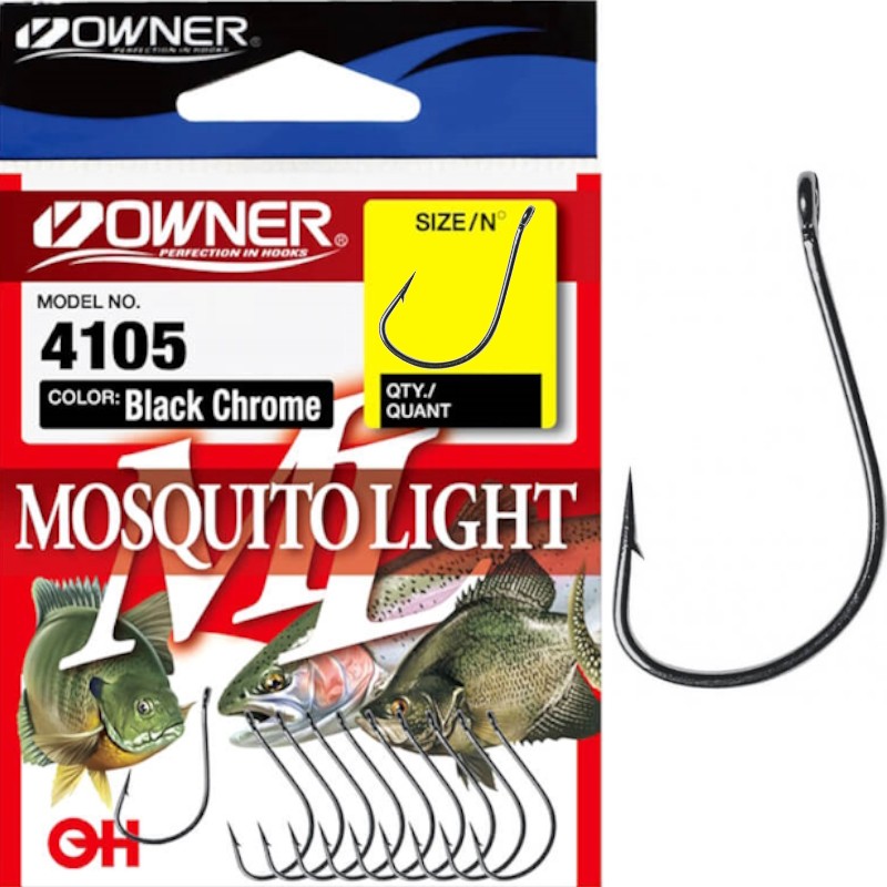 Haczyki Spinningowe Owner 4105 Bc Mosquito Light Nr 6 10szt. Na Drop Shot