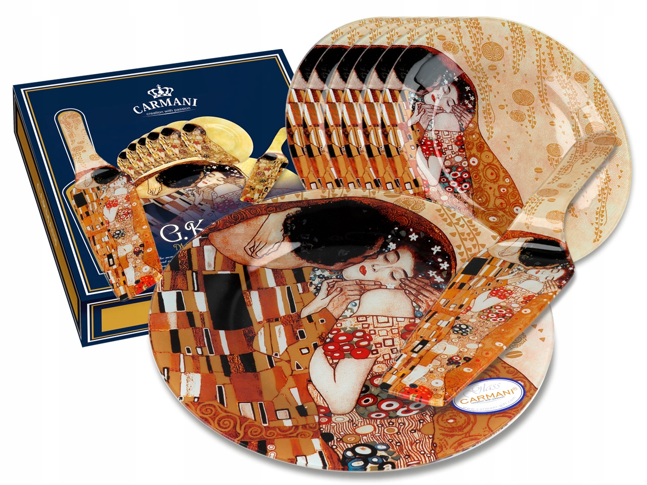 

Zestaw deserowy G. Klimt Pocałunek