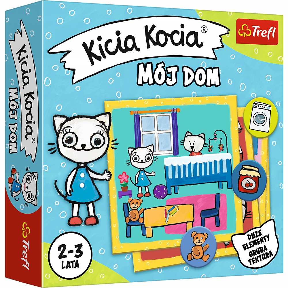 

Gra Edukacyjna Kicia Kocia Mój Dom dla maluchów
