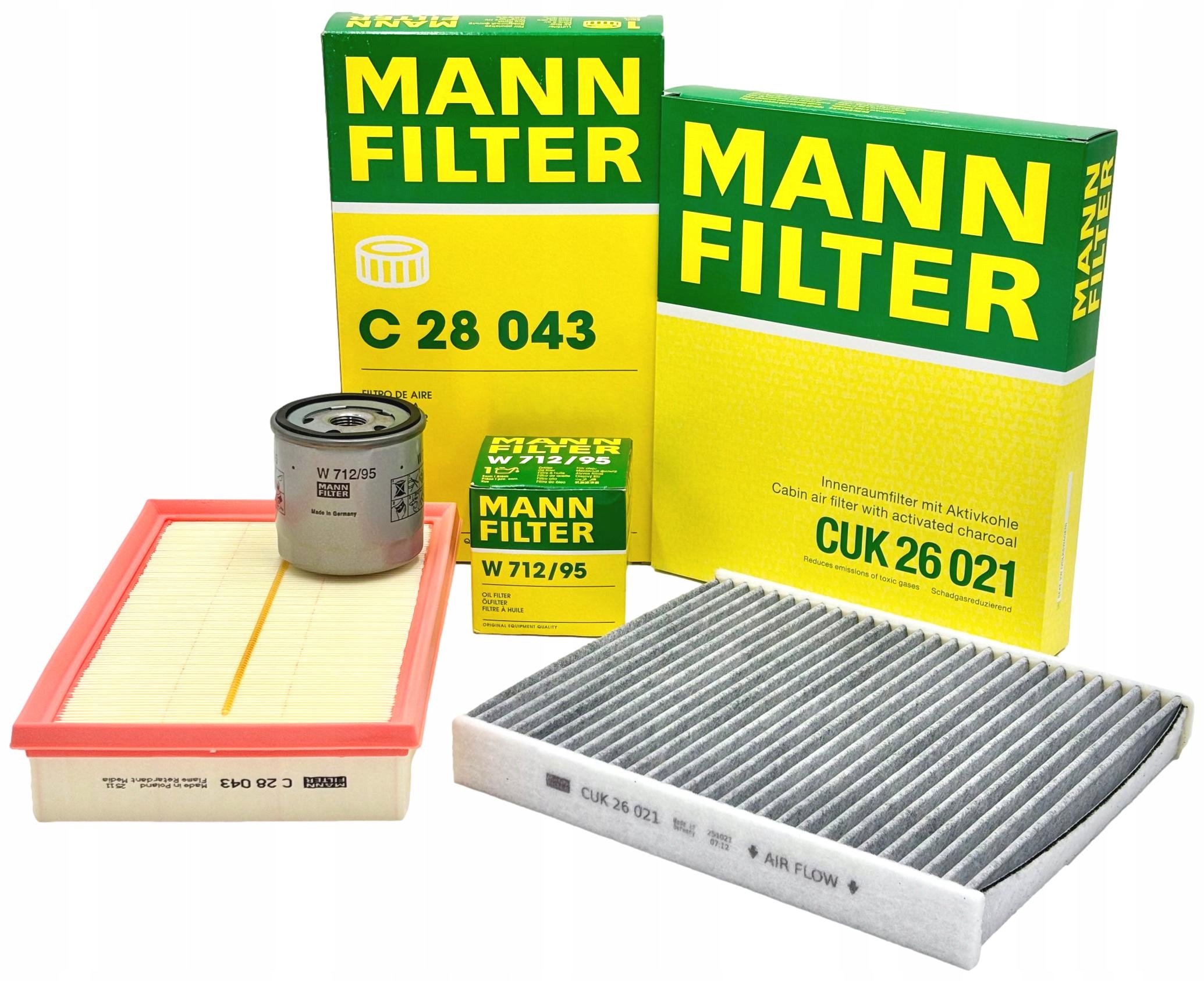 Mann Sada Filtrů Skoda Scala 2019-2024 1.5 Tsi 150 Km Benzín Dada Dpca