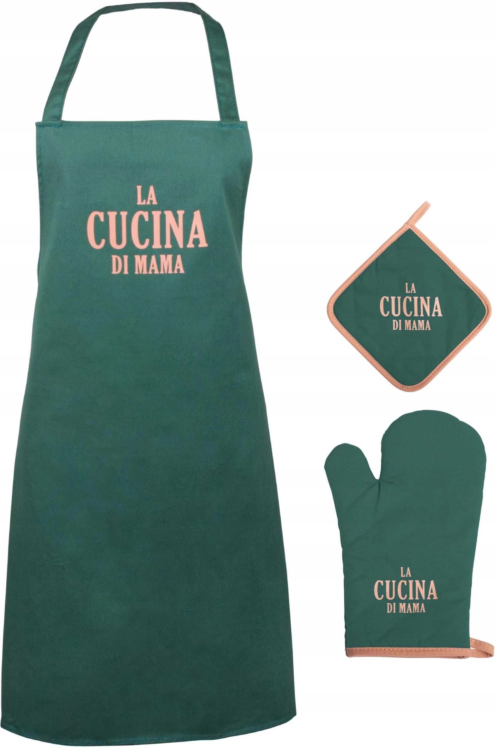 Souprava zástěry s chňapkami La cucina di mama