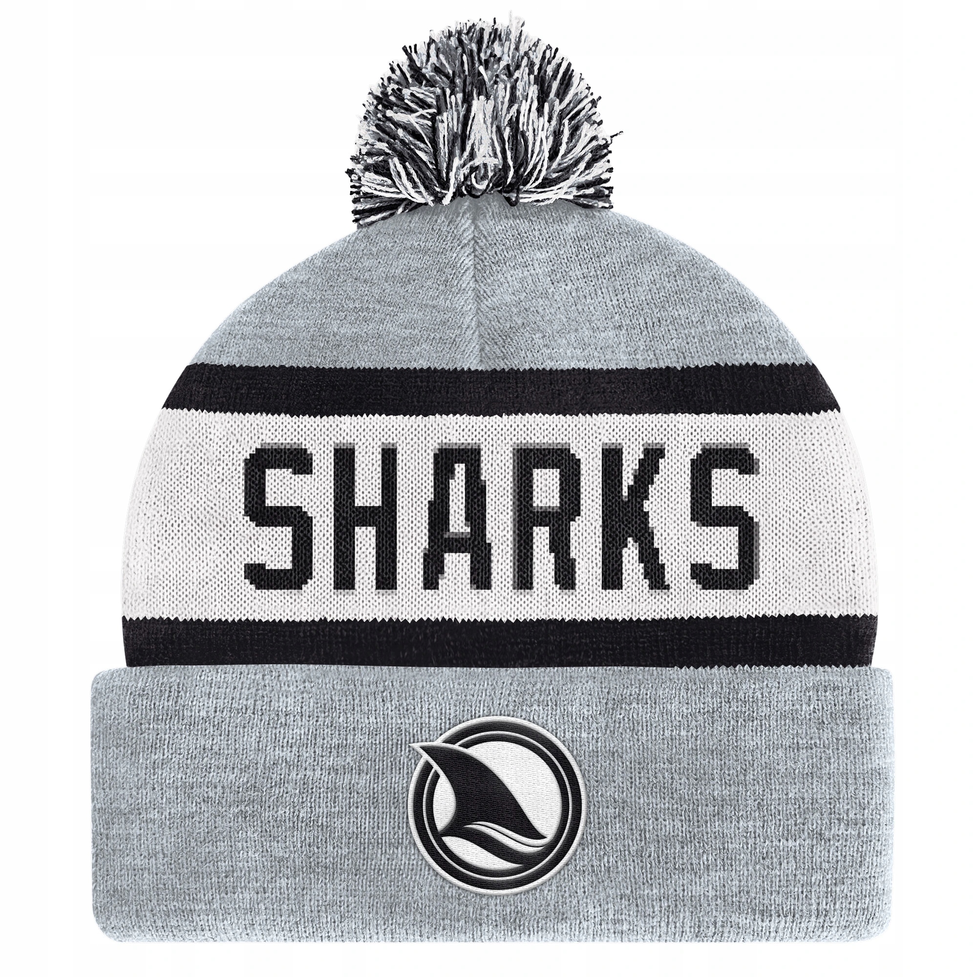 Pánská zimní čepice San Jose Sharks Nhl Biscuit Knit Skull