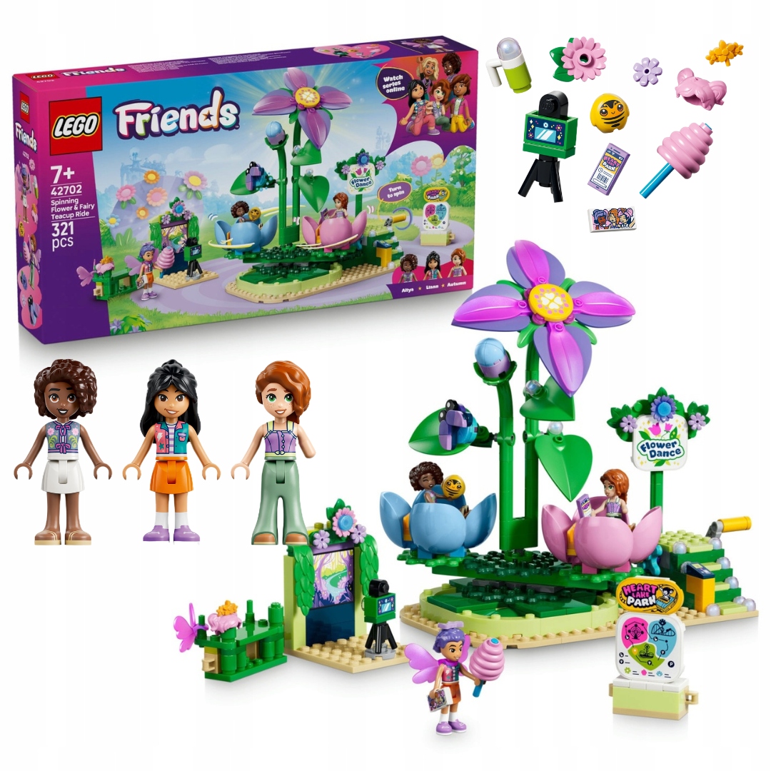 Lego Friends 42702 Kolotoč s květinami a vílami