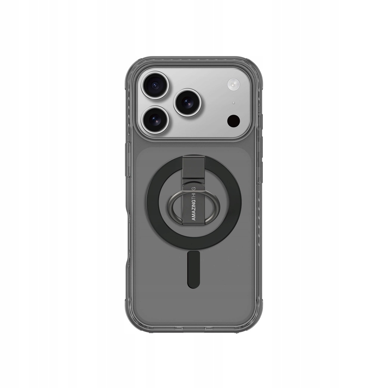 Etui Amazingthing Titan Pro Grip Ring Set iPhone 17 Pro Max MagSafe czarne