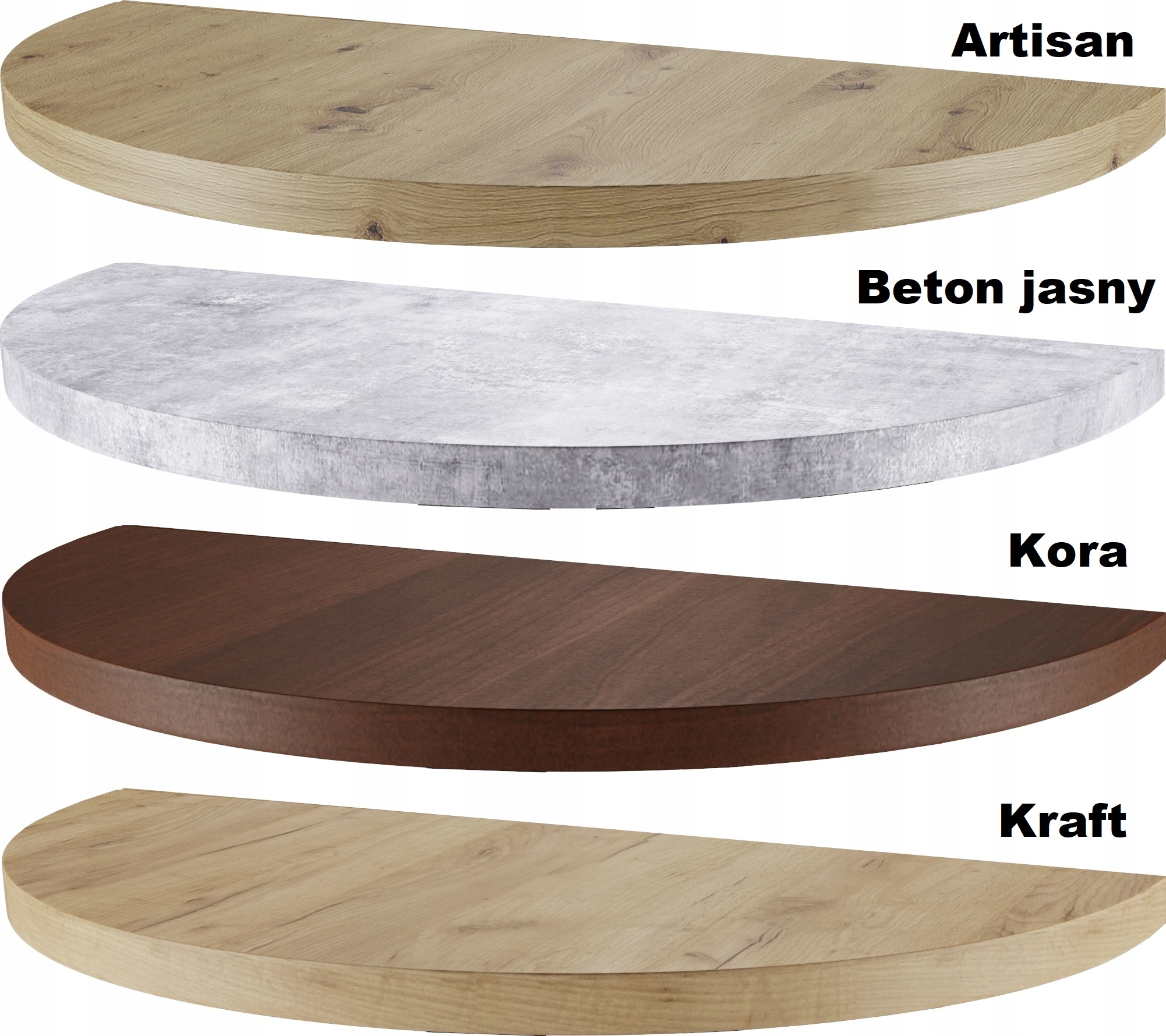 Stół okrągły Fi 90cm do kuchni salonu mieszkania Grubość blatu 3.6 cm