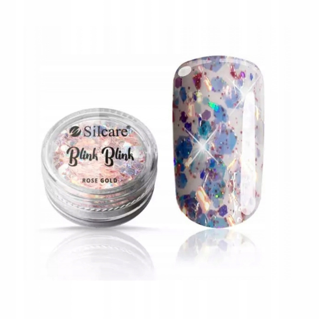 

Silcare Blink Blink Rose Gold Ozdoby do paznokci