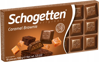Czekolada SCHOGETTEN CARAMEL BROWNIE 100g