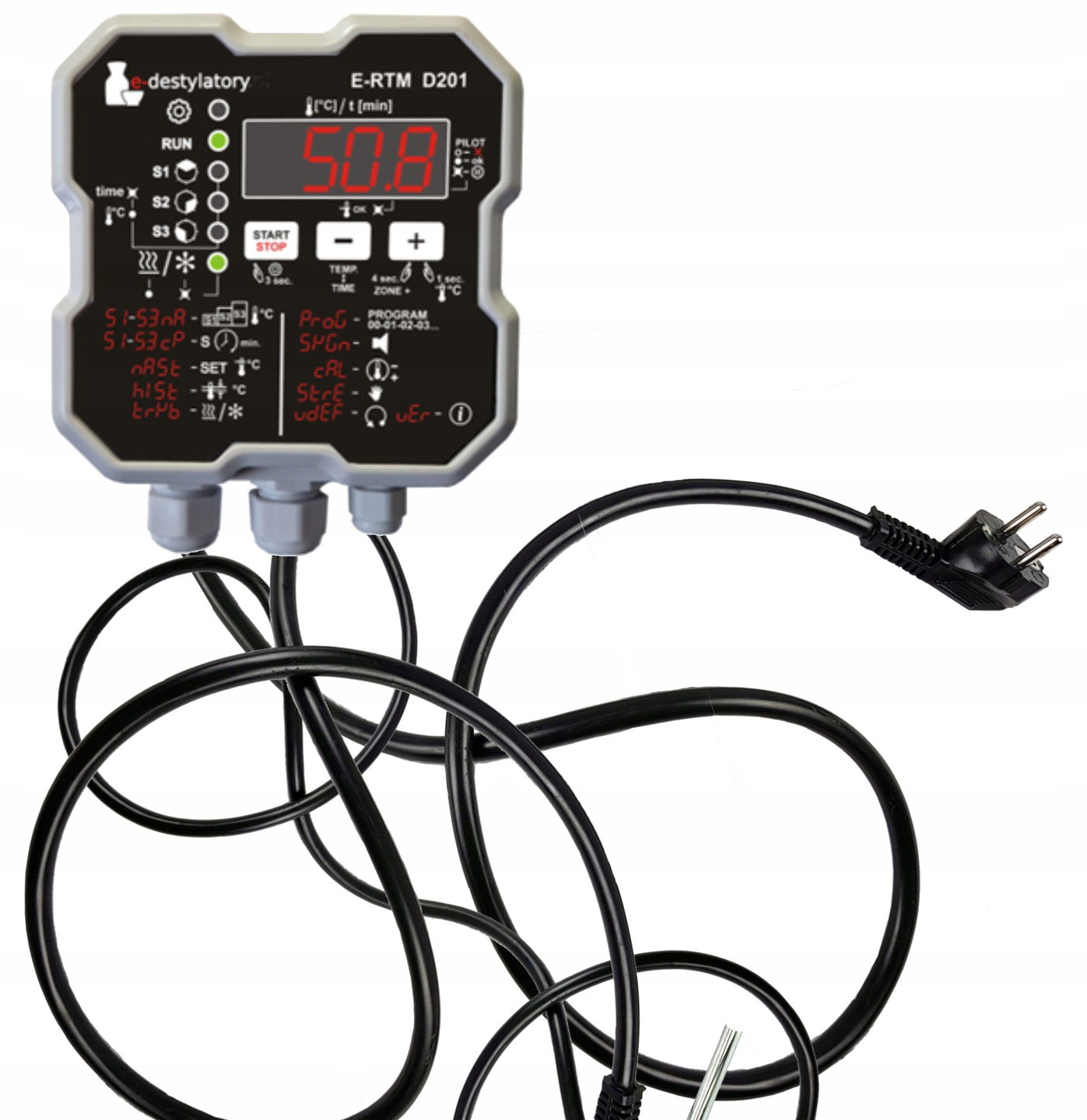 Regulátor E-rtm D201 Regulátor pro udírnu a sušárnu 4.5 kW