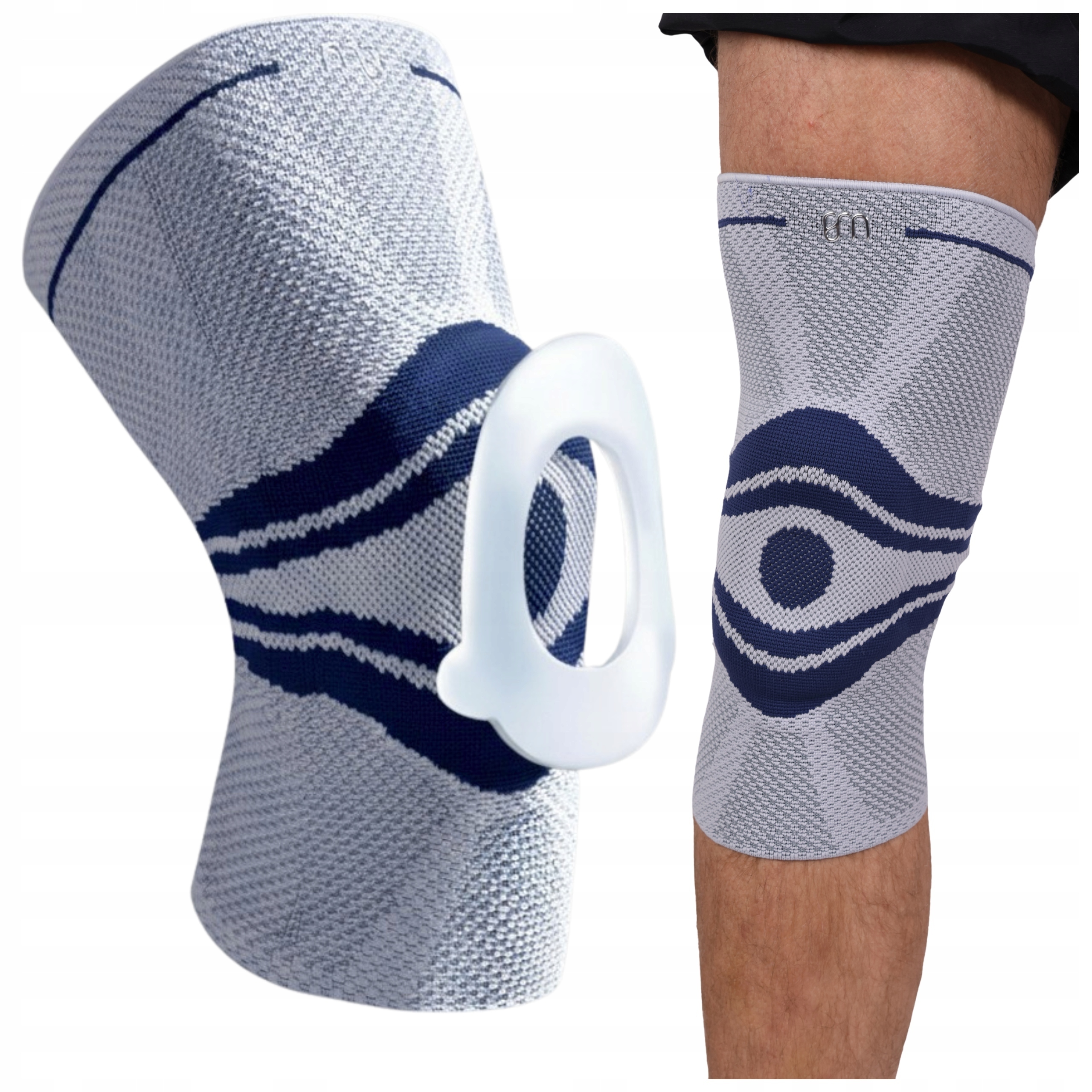 Bandáž na koleno, sportovní kompresní stabilizátor, sportovní posilovna, bolest kolena
