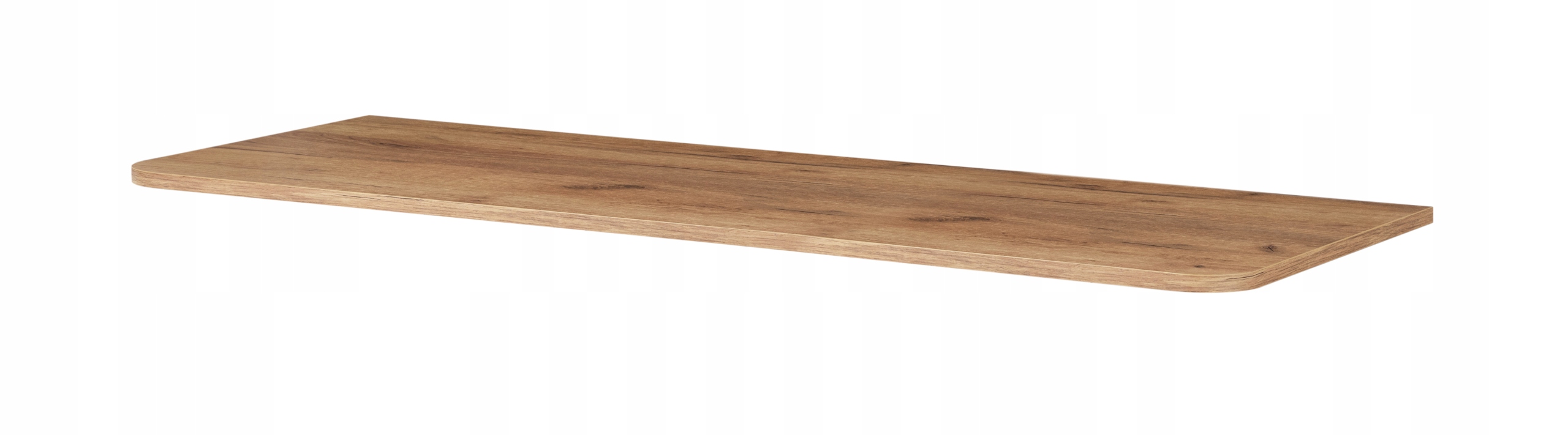 Oválná koupelnová deska pod umyvadlo 120 cm Dub Craft Laminovaná deska Abs!