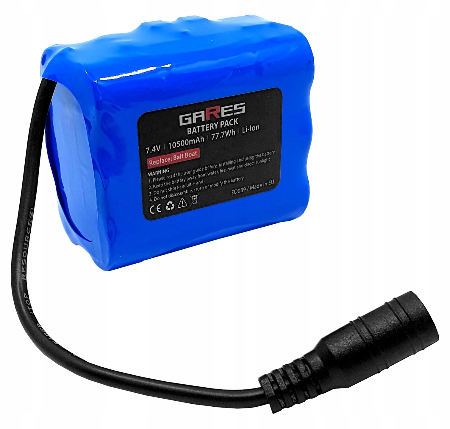 Akumulátor Baterie pro nástražný člun 7,4V 10,5Ah