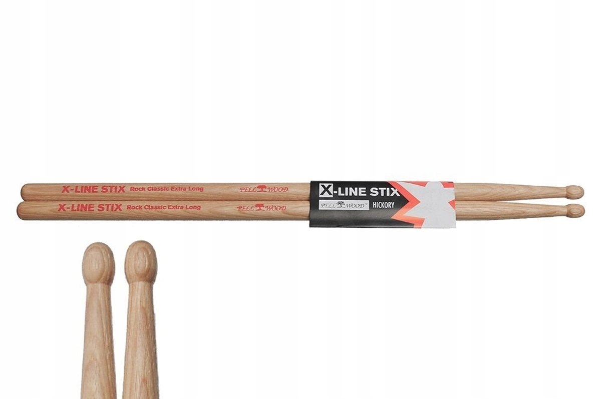 

Pałki Perkusyjne Pellwood X-Line Hickory RockXLong