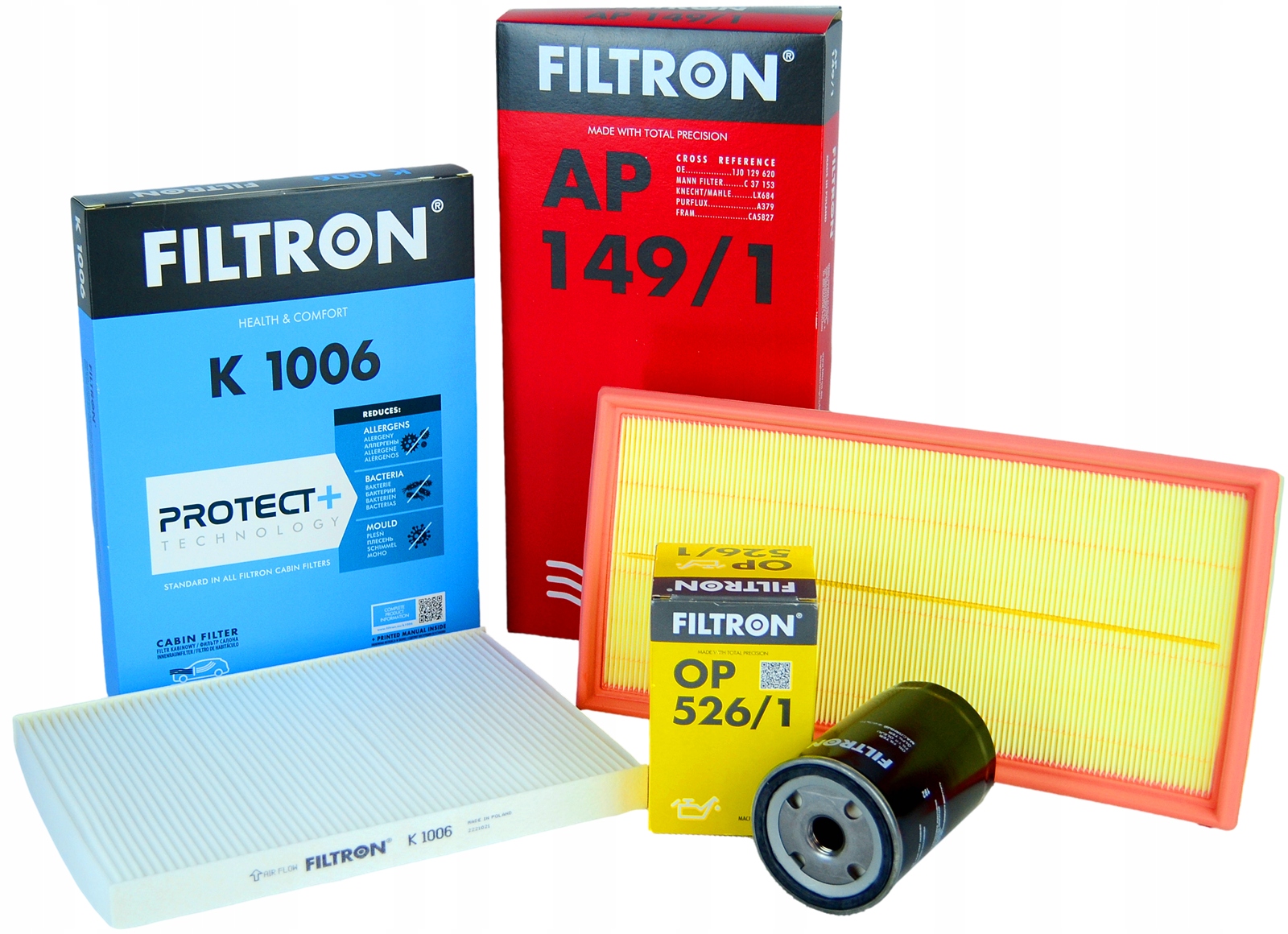 

Filtron Zestaw Filtrów Seat Leon 1M 1.6 1.8 1.8T