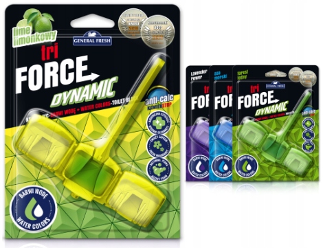 

General Fresh kostka Tri Force Dynamic barwi wodę