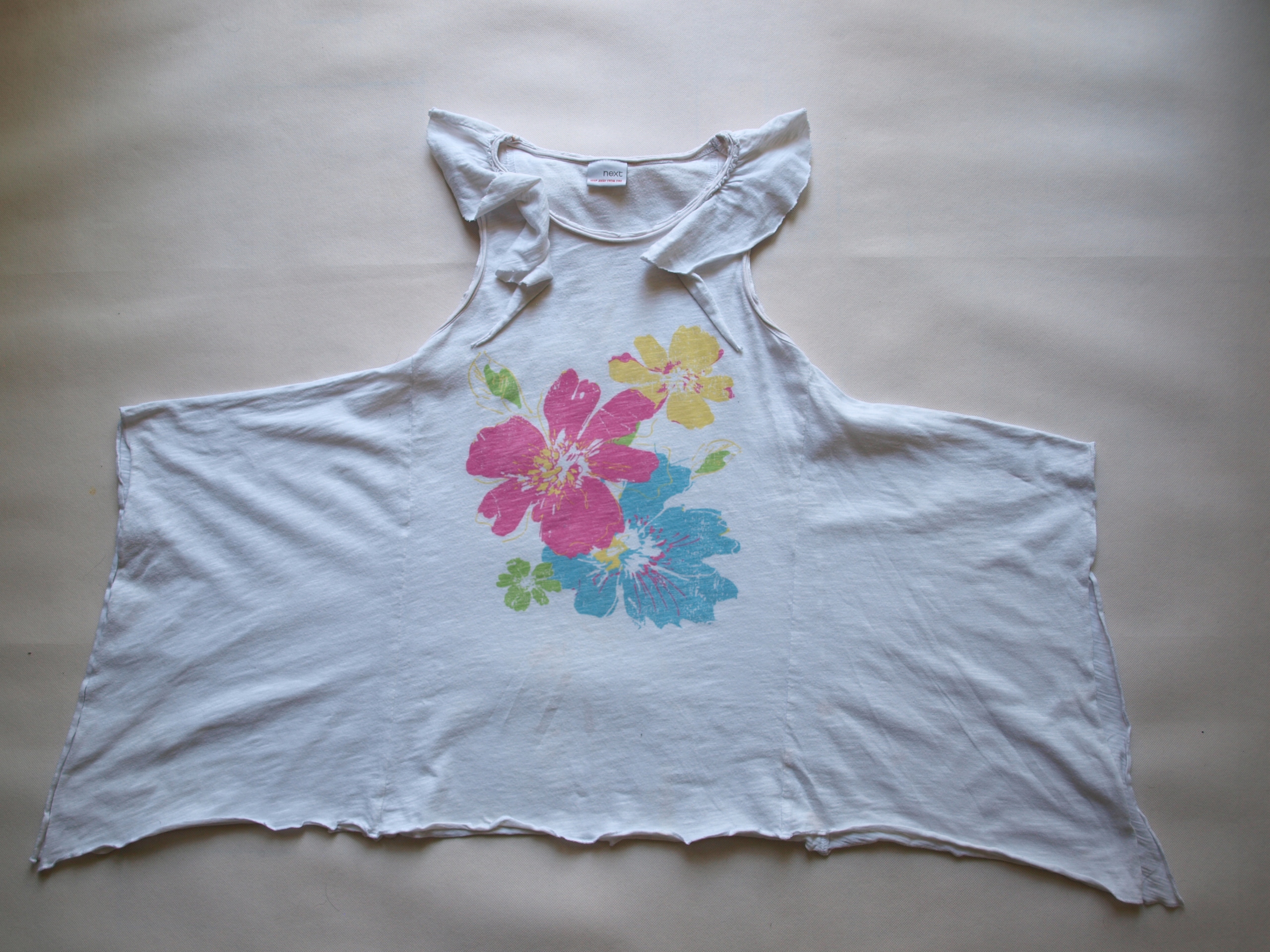 NEXT asymetryczna tunika _ 128 / 134 - 8 lat Marka next