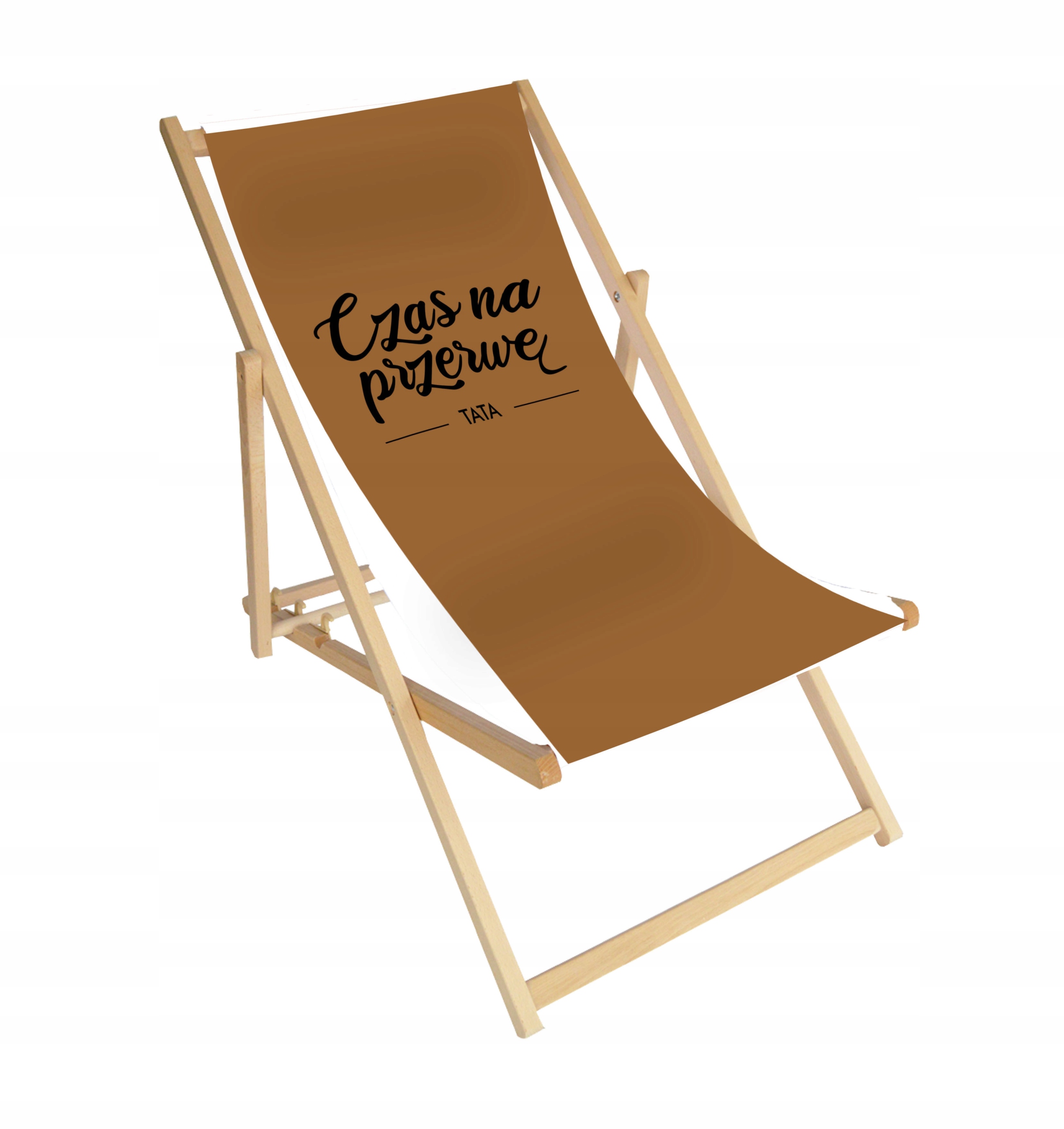 Dřevěné Lehátko jako dárek Čas Na Přestávku pro tatínka na Den otců