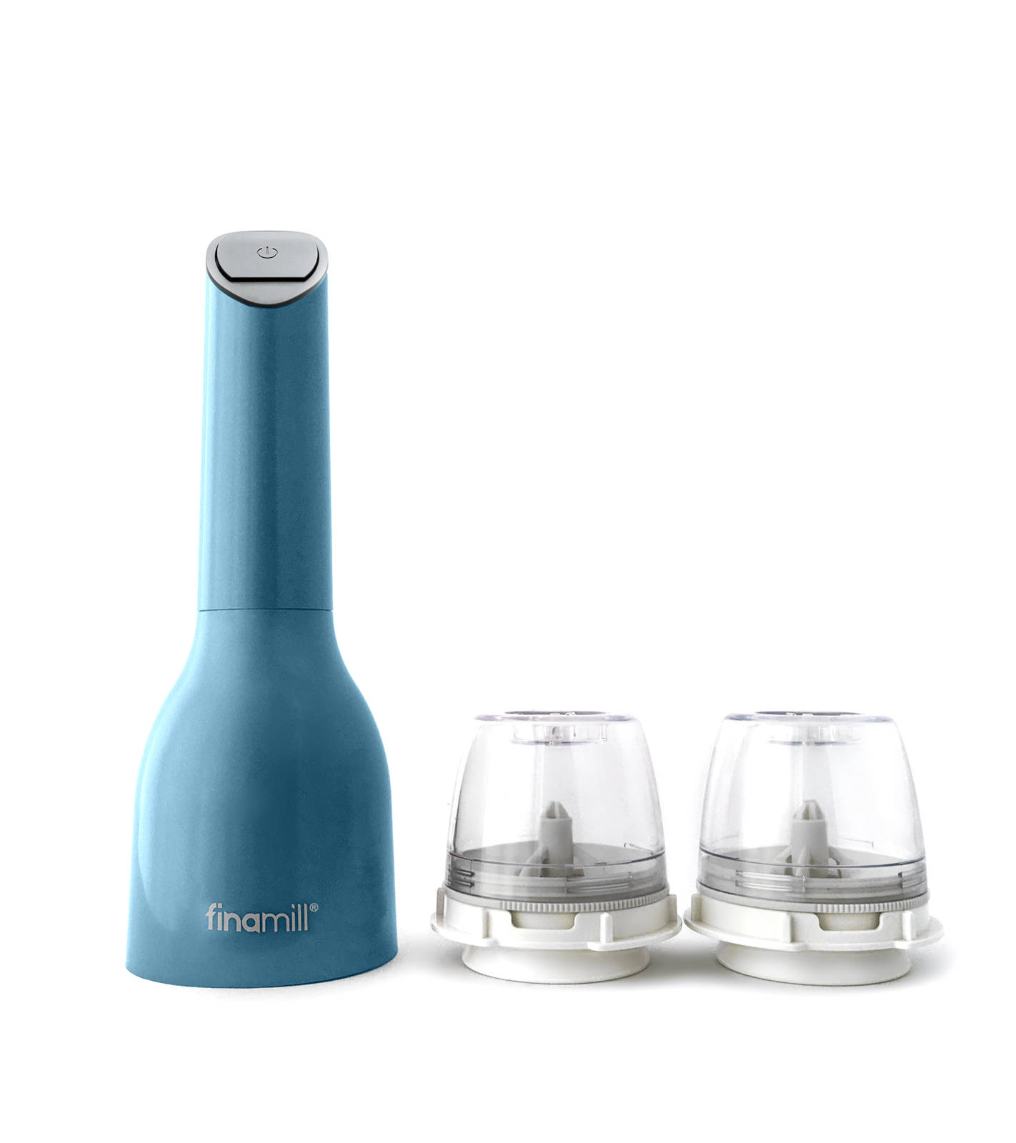 Elektryczny młynek do przypraw FinaMill na baterie niebieski