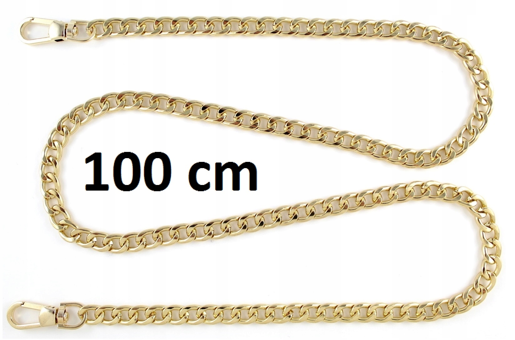 

Łańcuszek dodatkowy Pasek do torebki Złoty 100 cm