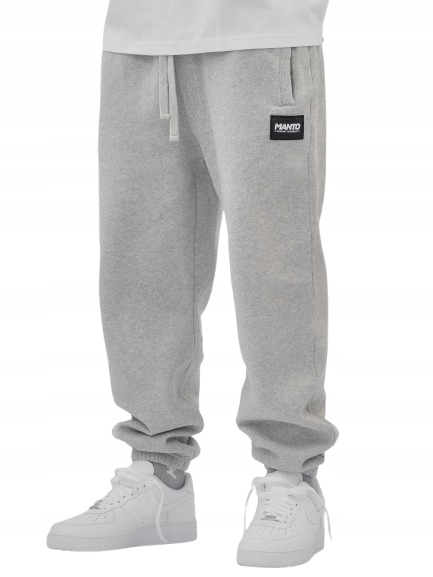 Manto Dresové kalhoty Label 25 Grey Melange M
