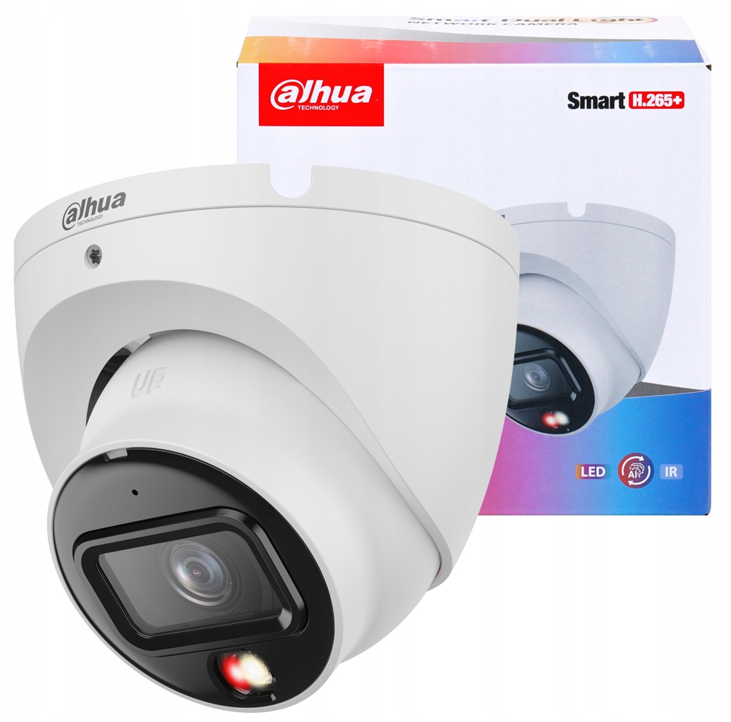 8Mpx 4K PoE Ip kamera Dahua IPC-HDW1839T-A-IL-0280B-S6 Vonkajšia