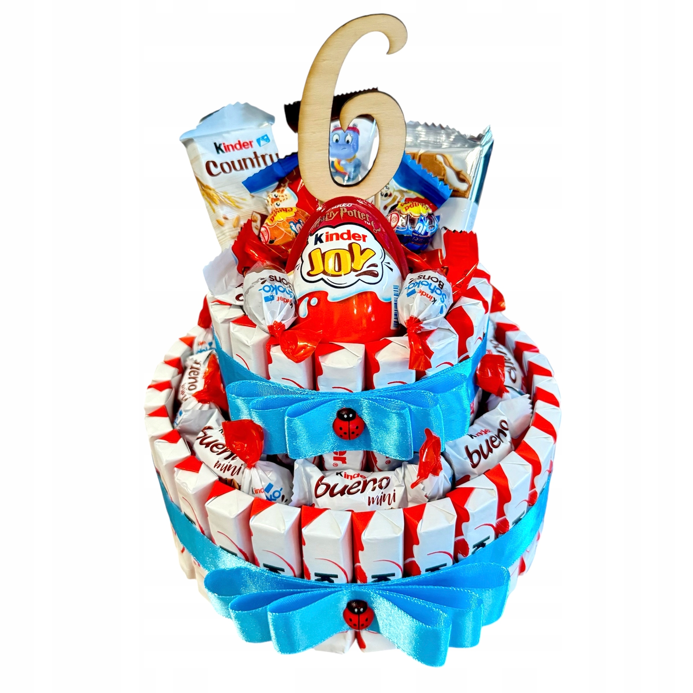 Tort Kinder na Urodziny dla chłopca syna brata przyjaciela Słodki