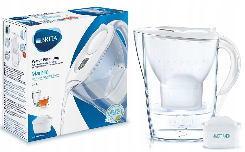 

Dzbanek Brita Marella Cool biała z 1 wkładem