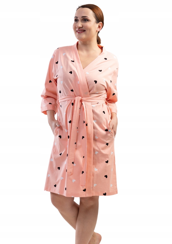 

Szlafrok damski bawełna cienki Vienetta 3XL +Size