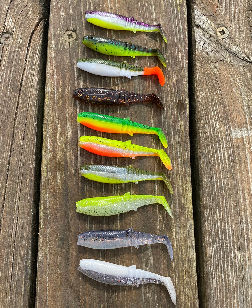 Guma Savage Gear CANNIBAL SHAD 10cm 9g PURPLE GLITTER BOMB 77110 1szt Metoda wędkowania spinningowa