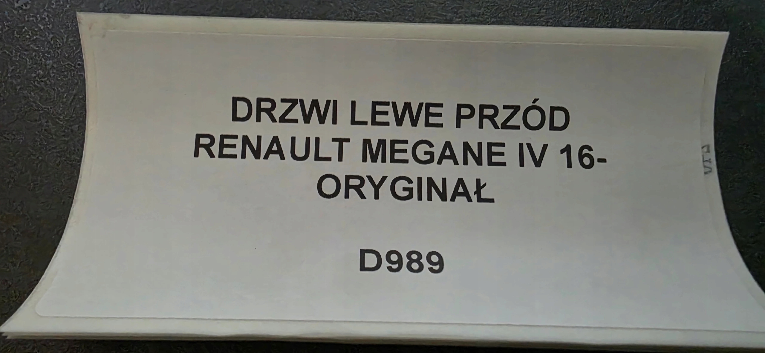dveře levý předek RENAULT MEGANE IV 16- originál