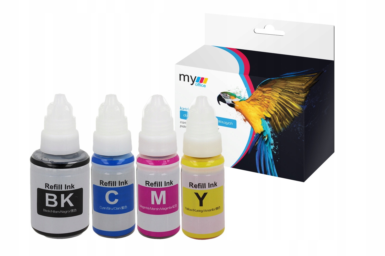 

Zestaw tuszy Canon GI-490 Pixma G1400 4