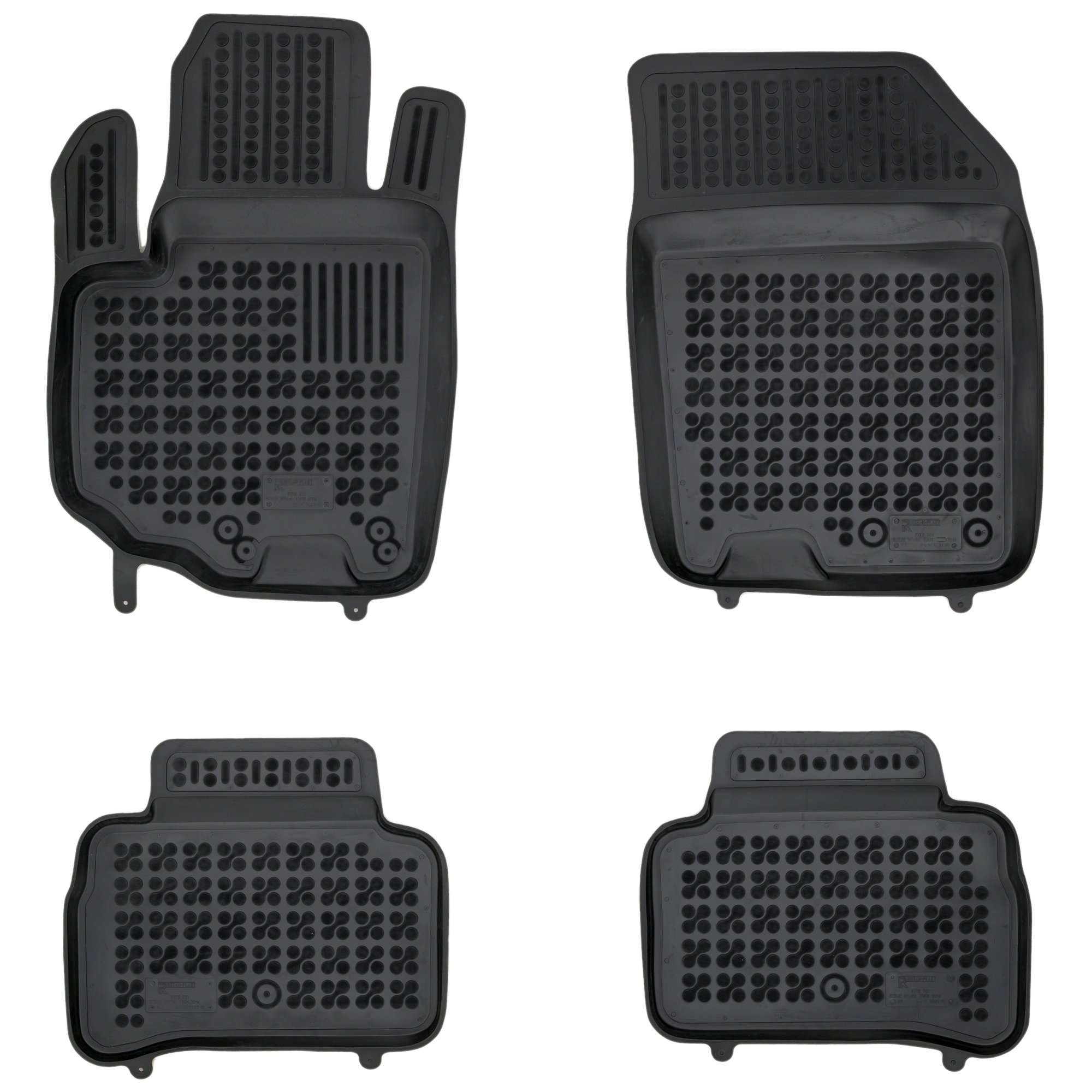 Dywaniki gumowe Suzuki Vitara II od 2018 po liftingu, Mild Hybrid (miękka h