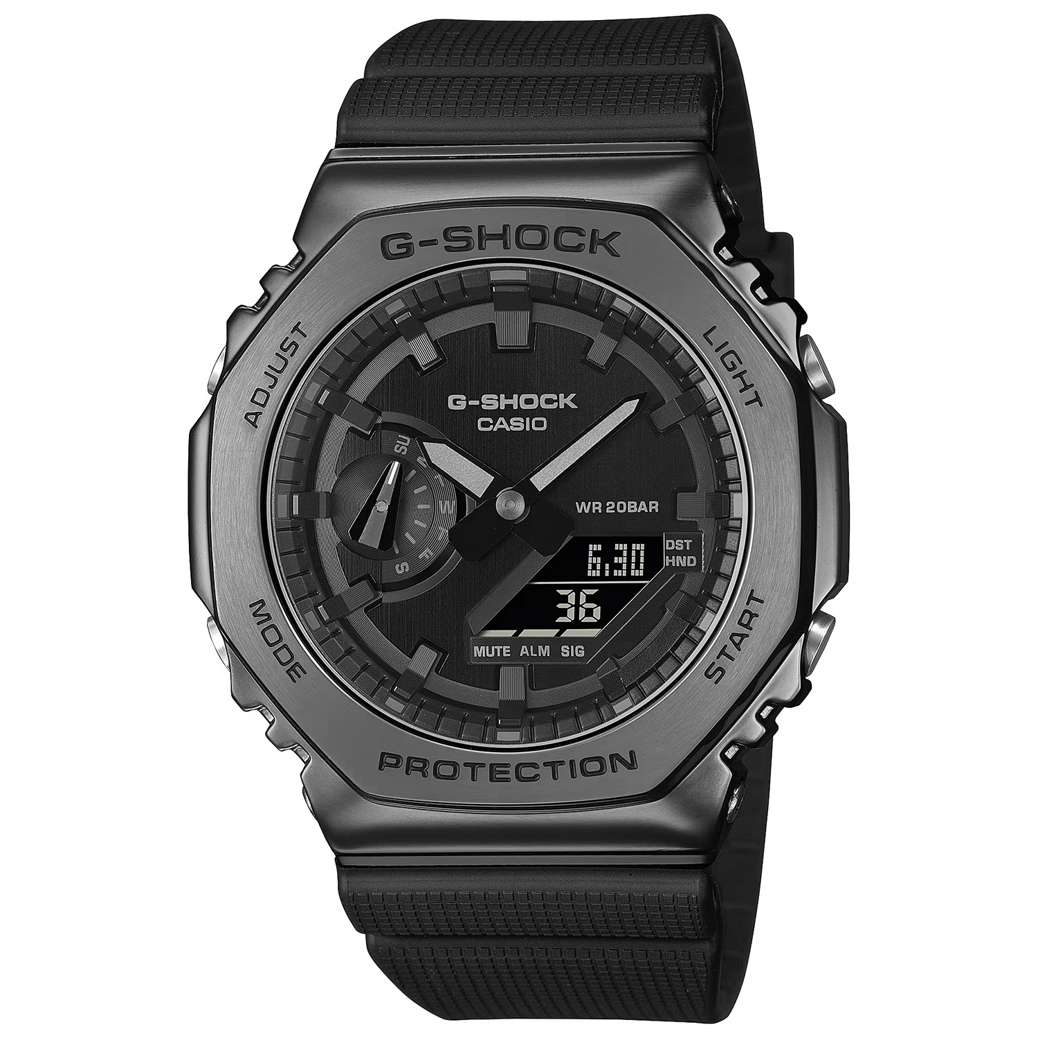 Hodinky Casio G-shock GM-2100BB-1AER 20 bar