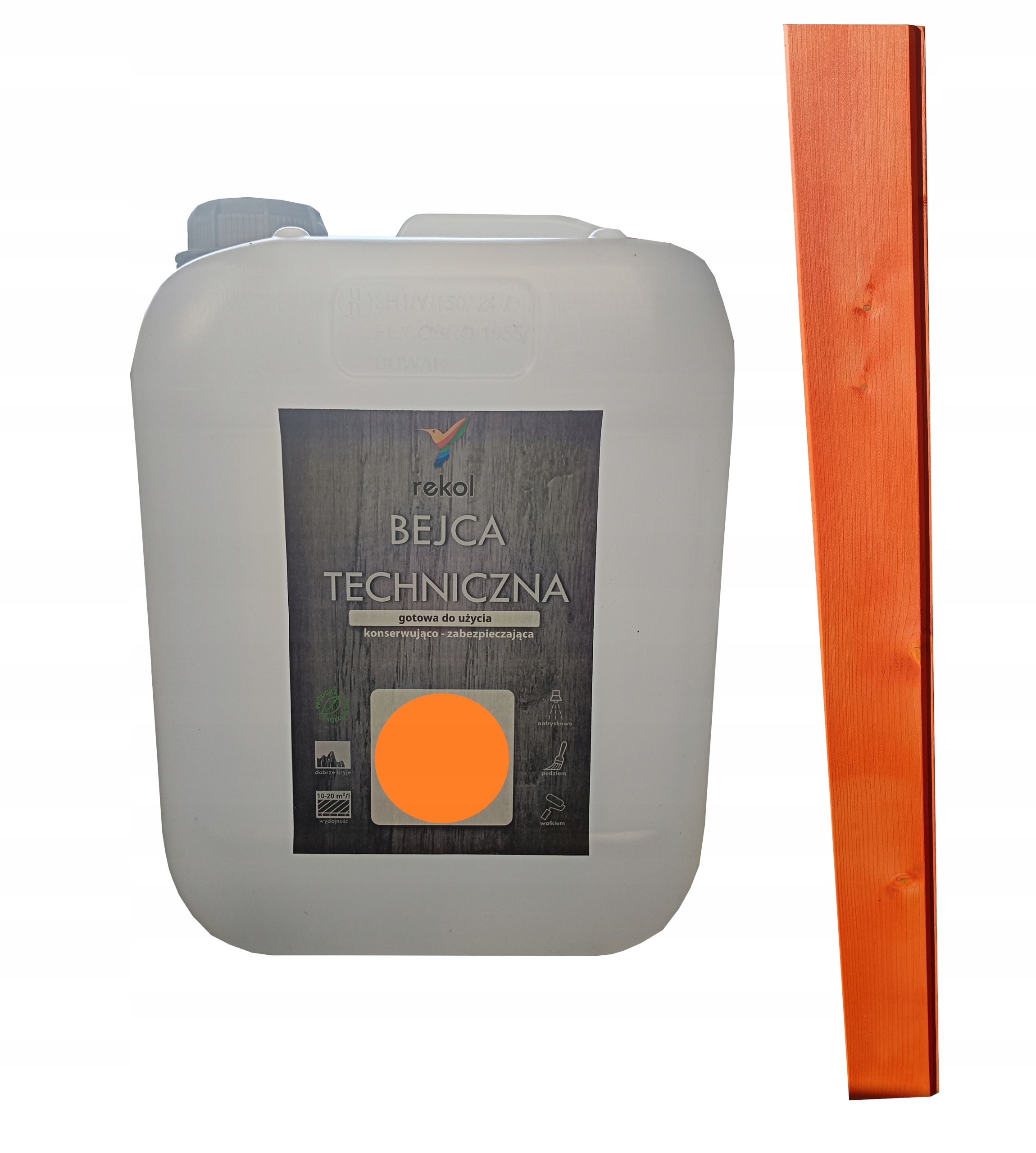 Rekol Technické Mořidlo Oranžové 5 L Pro Stavební Bednění Pro Průmysl