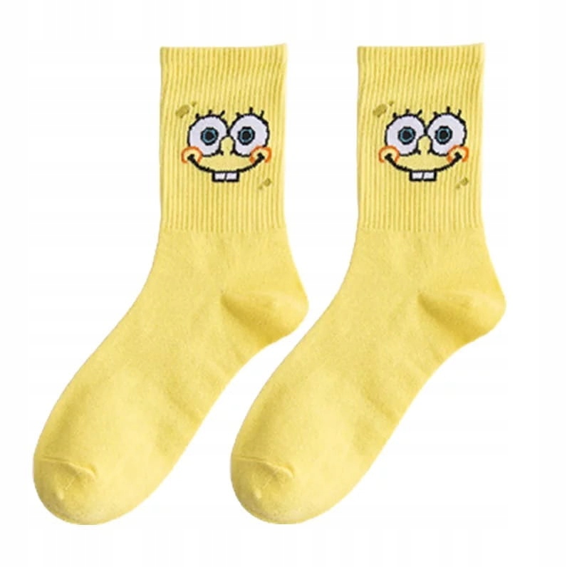 

Skarpetki unisex Spongebob kreskówka bajka żółte