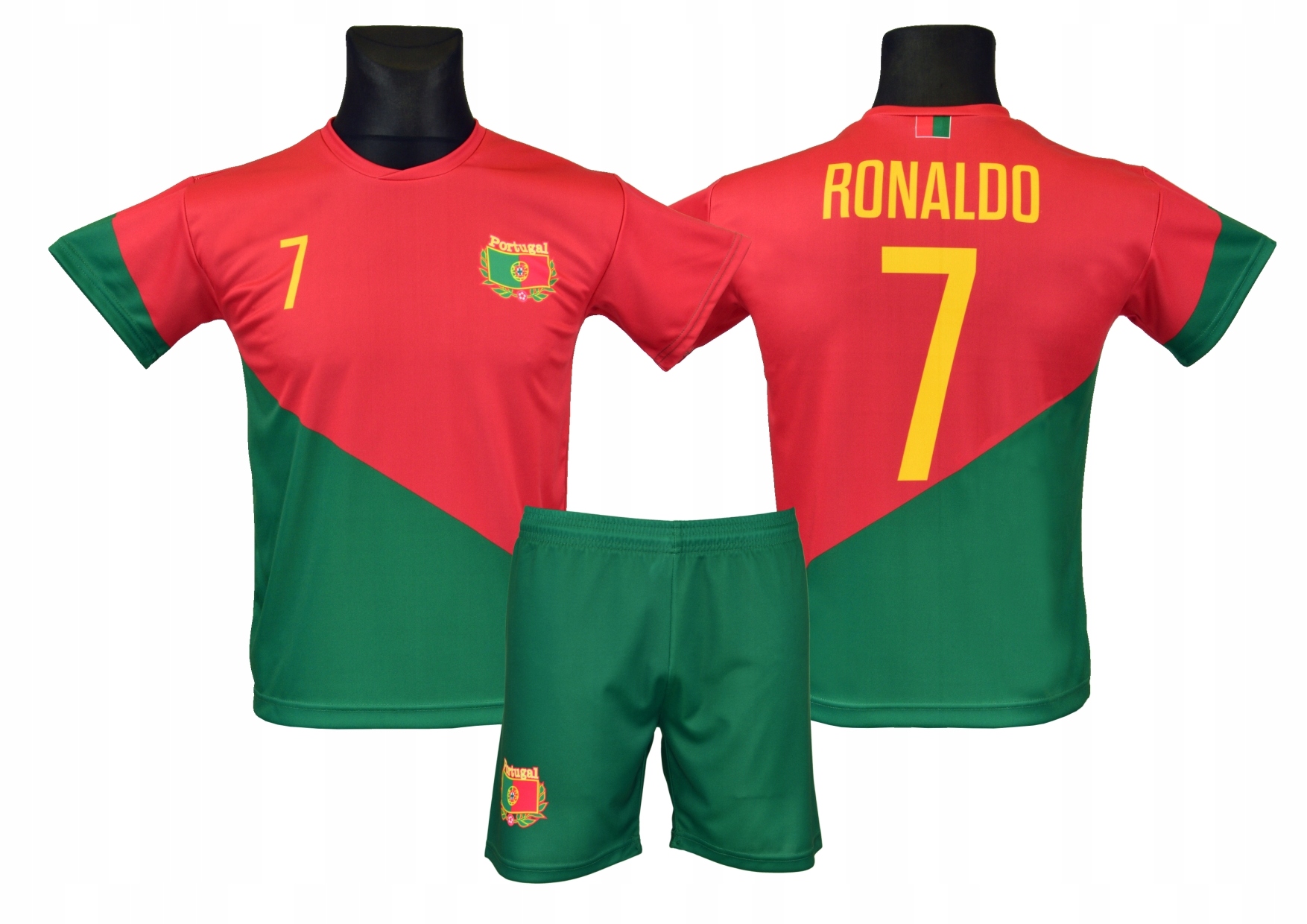 

Ronaldo strój koszulka spodenki Portugalia r. 146