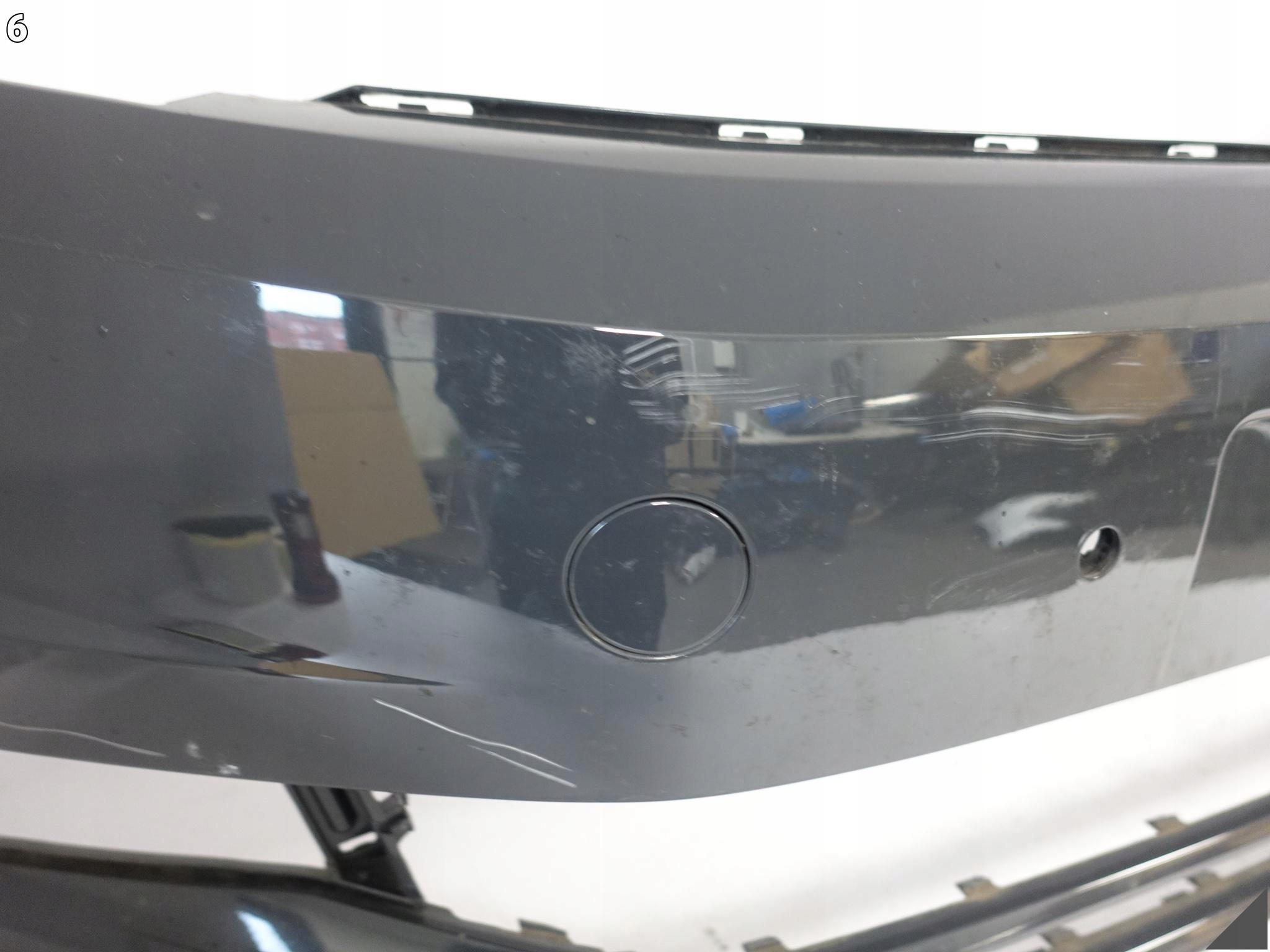 VW TOURAN II 5TA 15- bumper BUMPER + spoiler front (4xPDC/washers)
