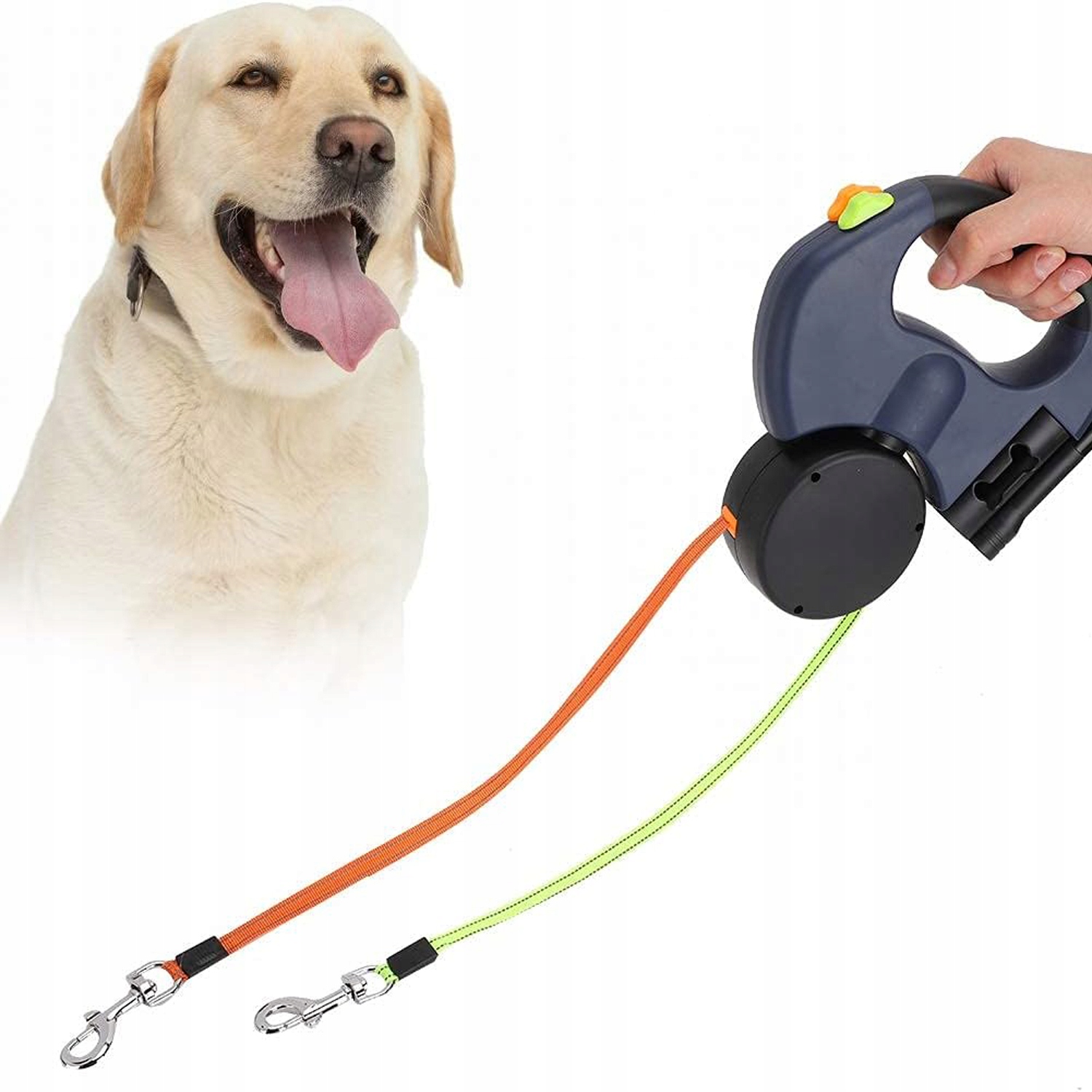 Levně Dvouhlavý Automaticky Schovaný Traktor Pro Psy Vyvádějící Psy 300 CM